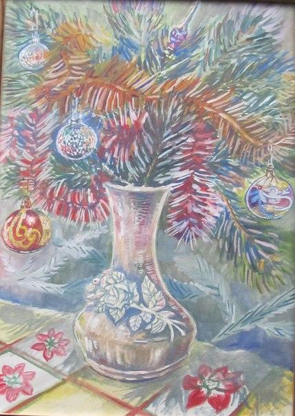 Новогодний город