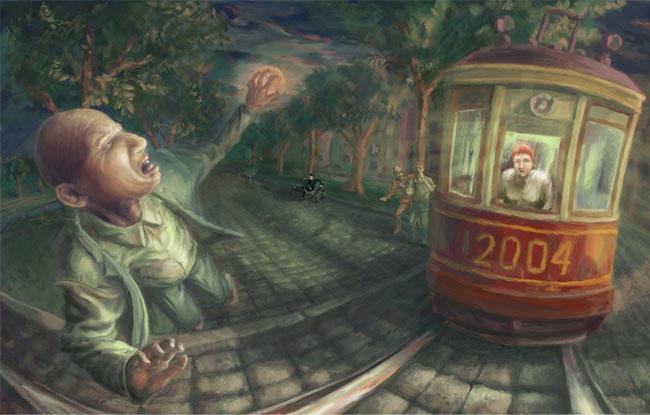 Научит трамвай осторожности