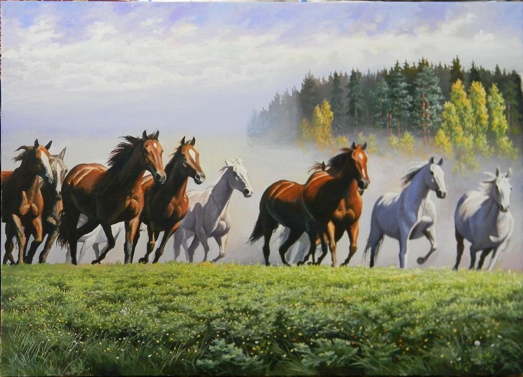 Цветут поля....