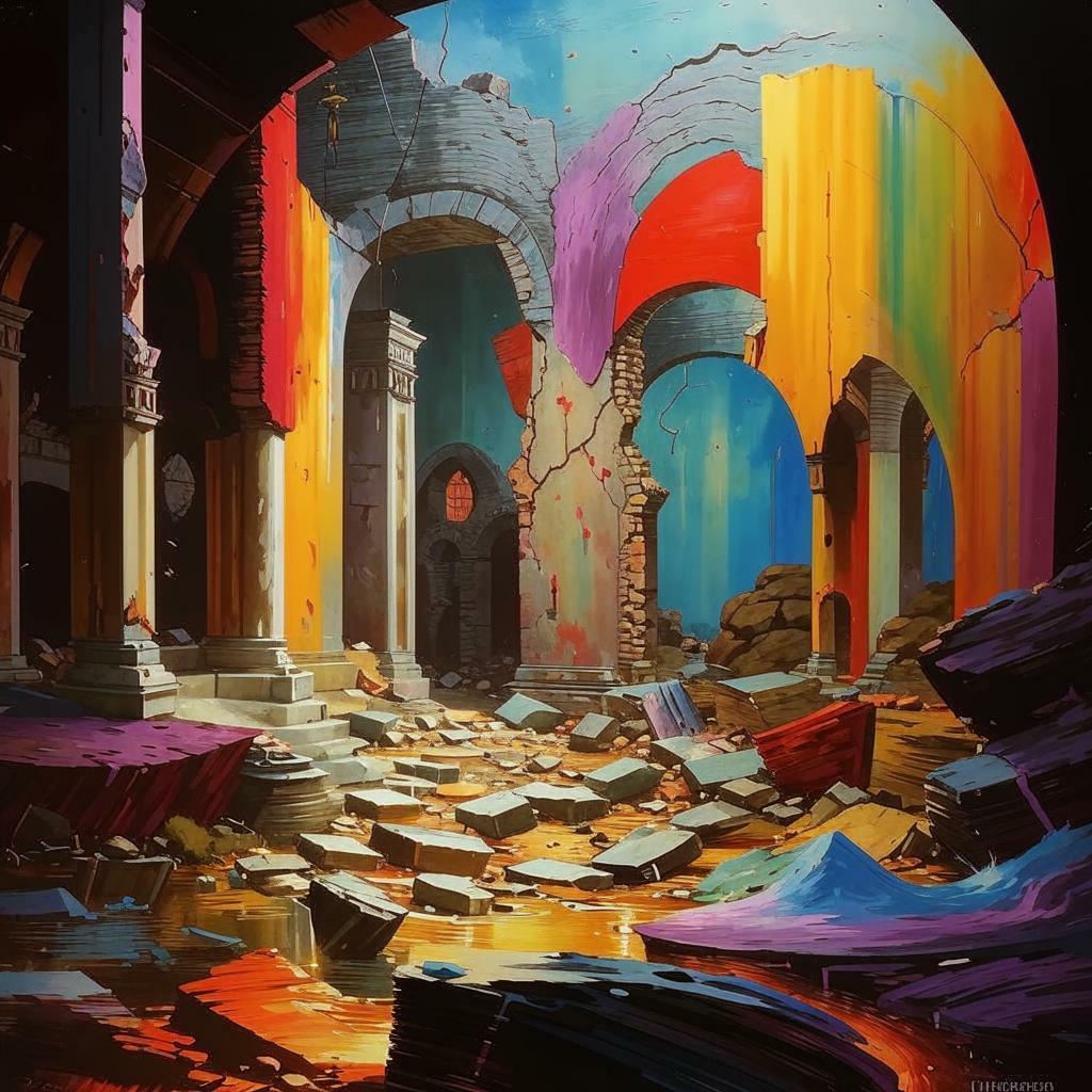 На развалинах