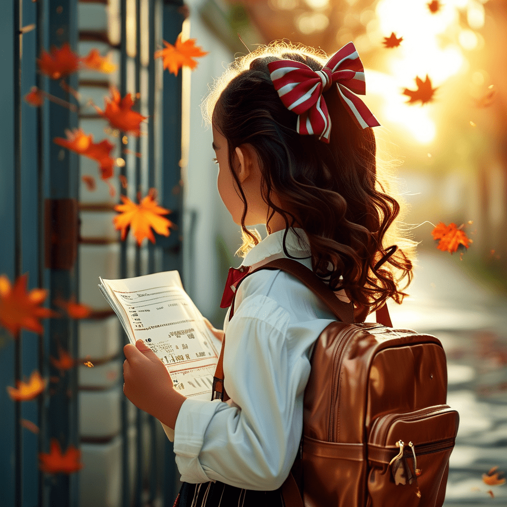 Первокласница...