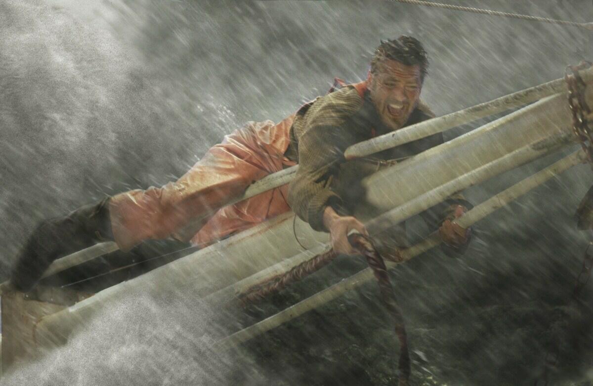 В бурю на яхте