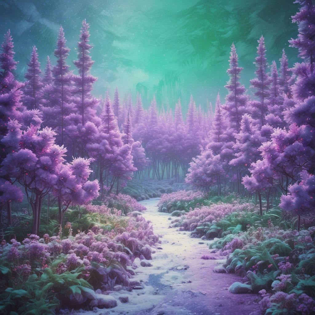 Цветёт багульник