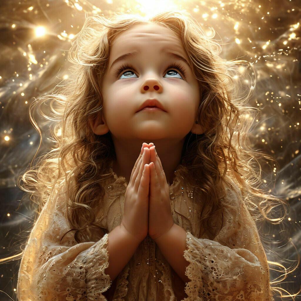 РЕБЁНОК  ПОМОЛИЛСЯ  ПЕРЕД  СНОМ