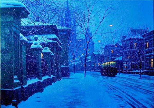 СУМЕРКИ ЗИМНИЕ ГОЛУБОВАТЫЕ