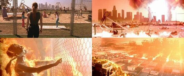 Сон Сары Коннор - ядерный взрыв над Лос-Анджелесом