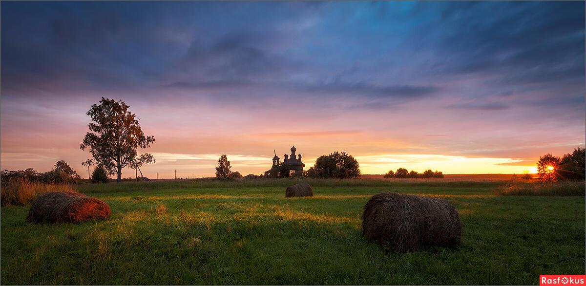 Утро деревни.Зарисовка.