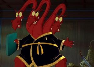 А наш юлил, как только мог... /диалог/