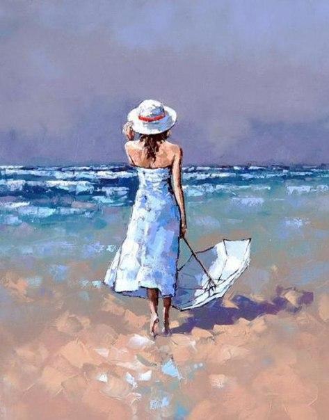 Ты идёшь по песку, следов не оставляя