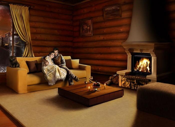 Уютно в доме