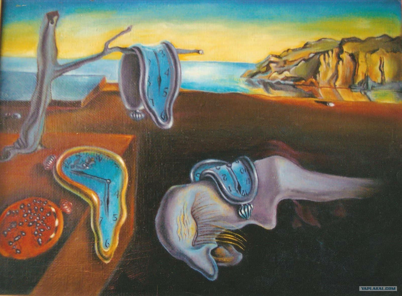 Дали " Течение времени"