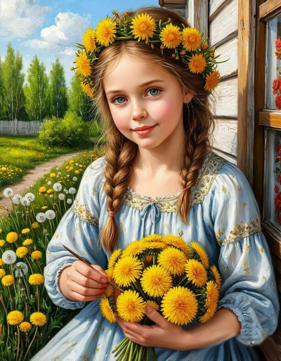 Венок из одуванчиков -лирика