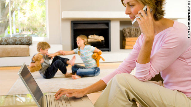 Занята весь вечер мама