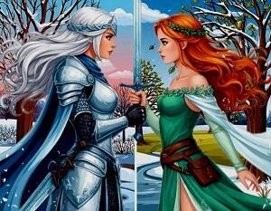 У нас своё берёт Весна... /диалог/