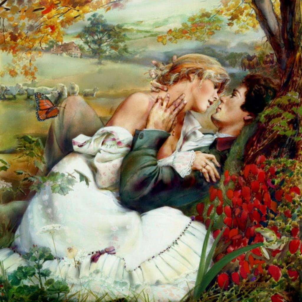 Какие есть романтические произведения. Картина влюбленные. Романтика в картинах художников. Сюжетная живопись. Картины великих художников о любви.