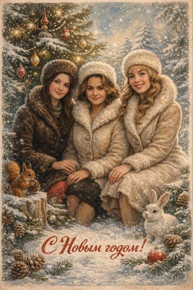 2026 год. Три девицы.