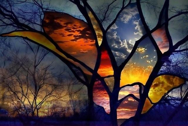 А небо так устало посерело...