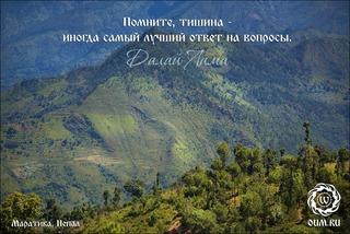 Тишина...