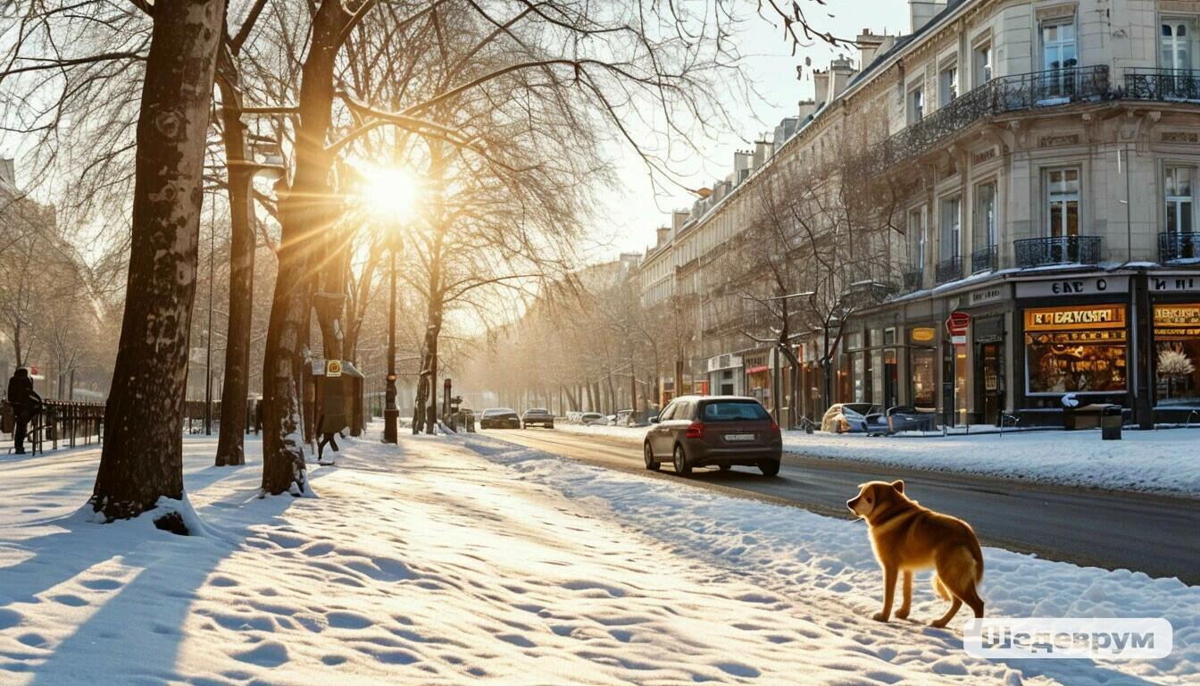 Утром по бульвару