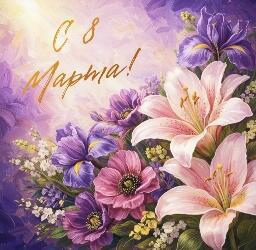 Пожелание женщине к 8 марта