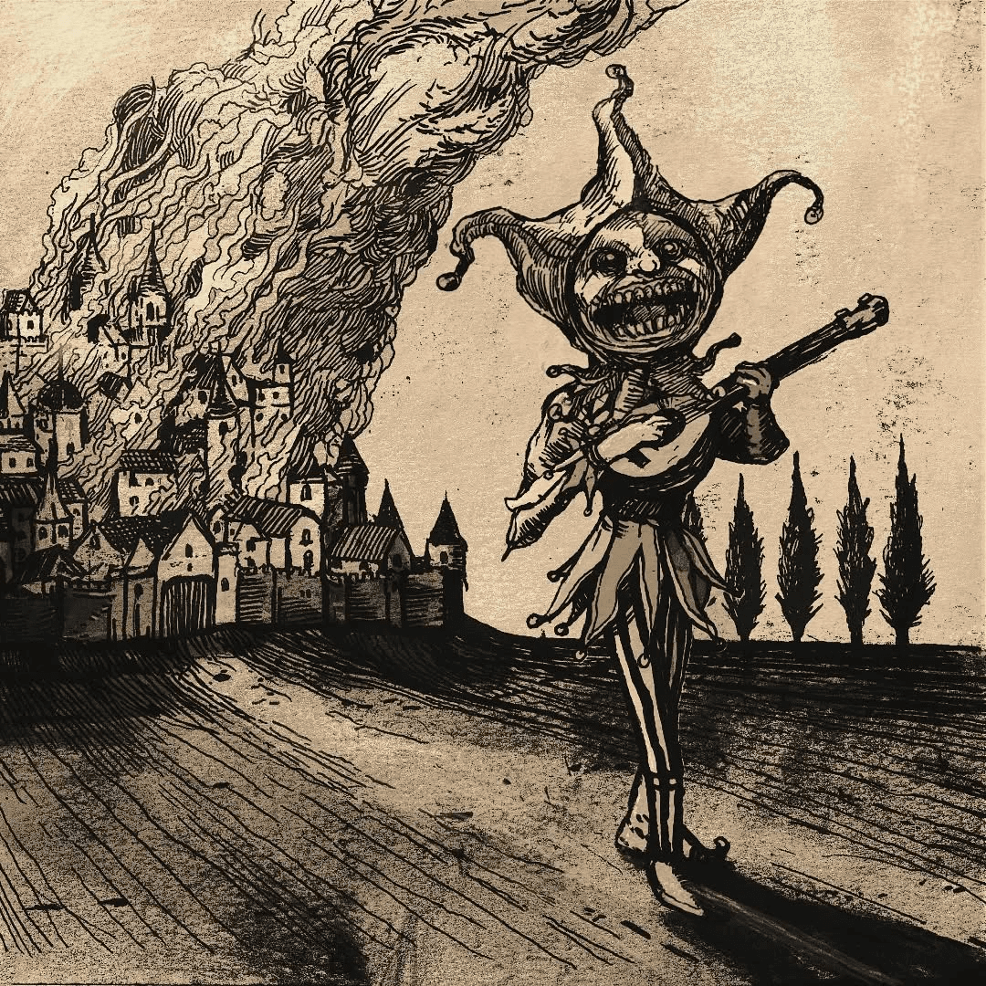 Поэт писал стихи...