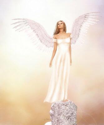 С крыльями ангела - Женщина