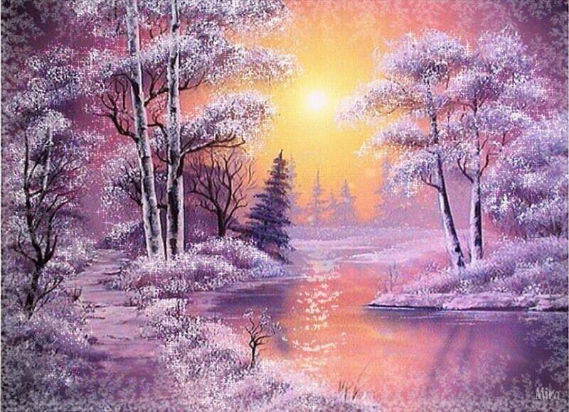 01701 Бесподобно красивая Зимушка-Зима