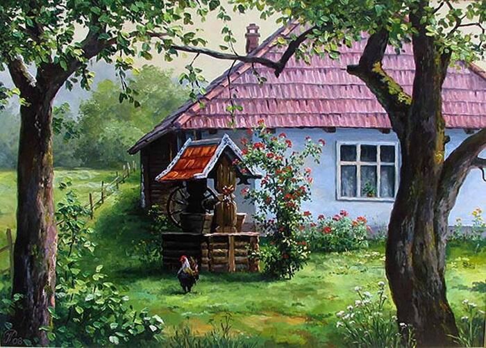 НА ОПУШКЕ ДОМ СТОИТ