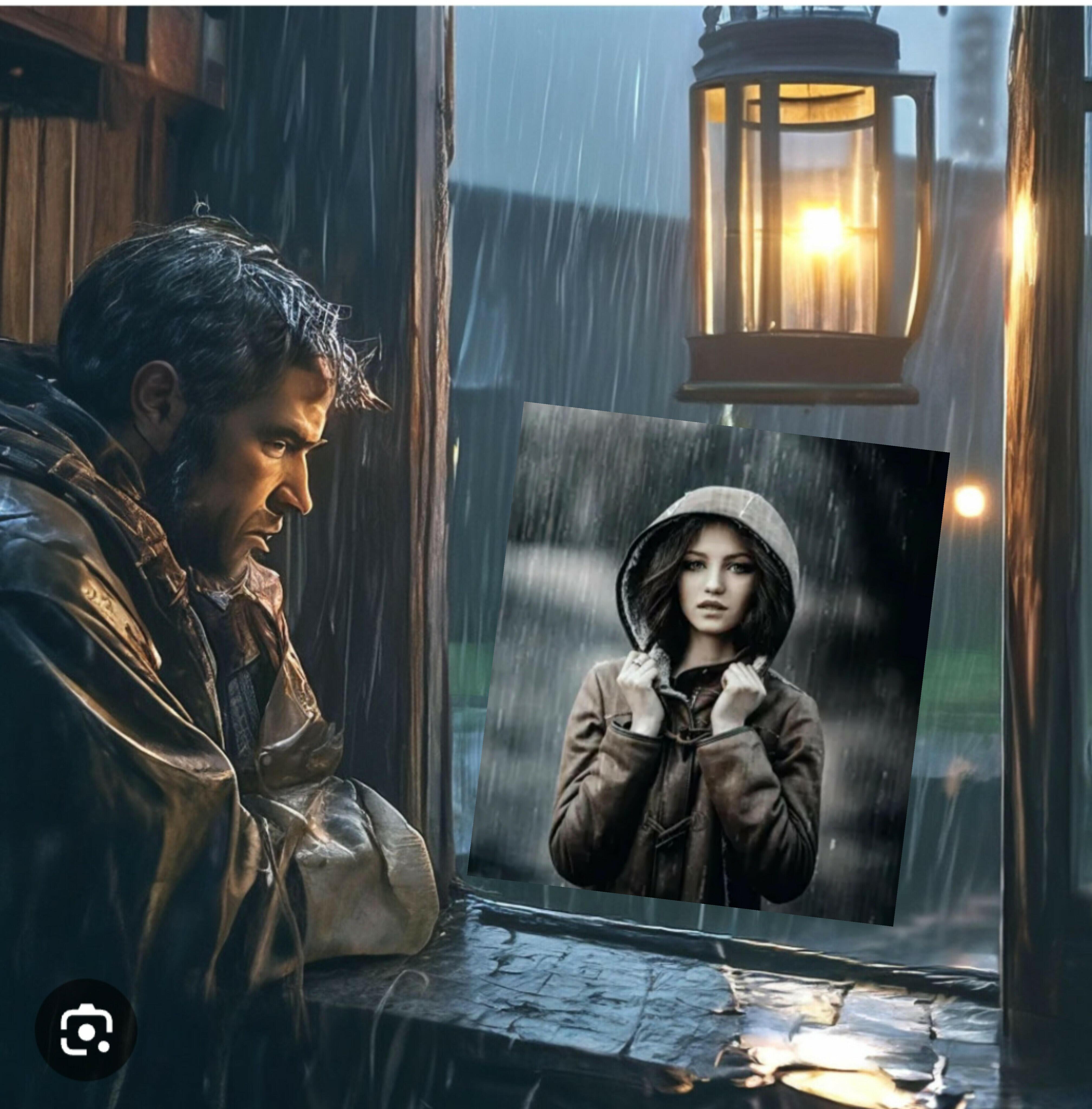 За шторой тень