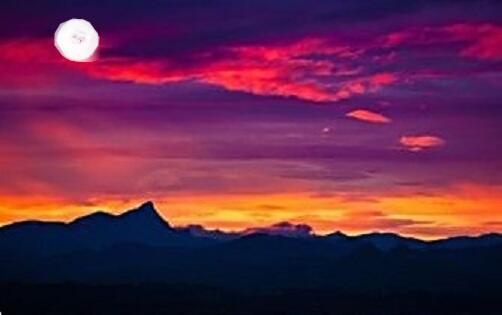 Розовый закат