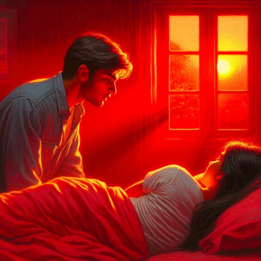 Шарла́товий колір світанку над нами