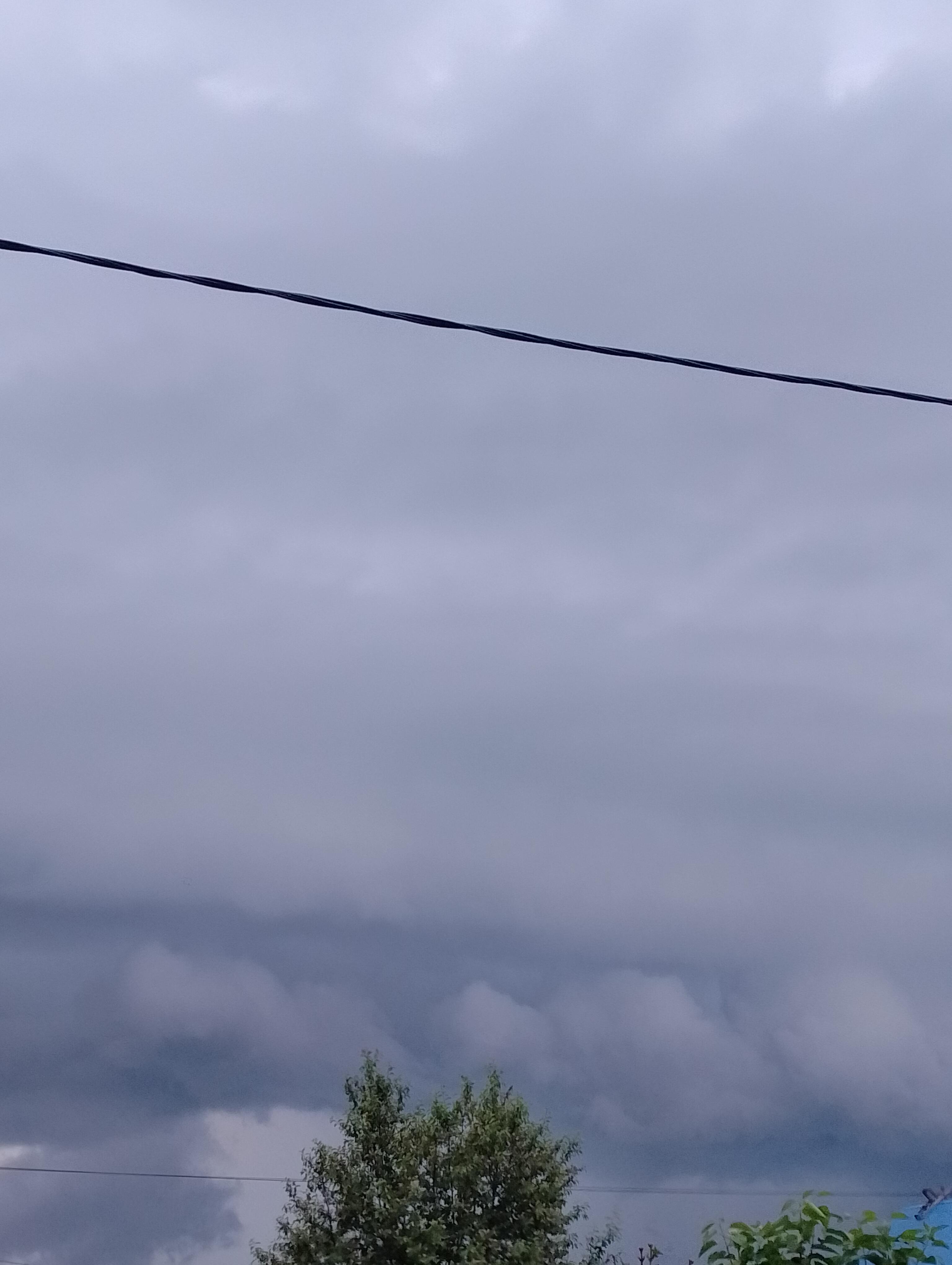 С ресничек неба