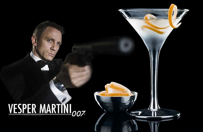 Коктейль агента 007. Веспер коктейль Джеймса Бонда. Веспер мартини Джеймс Бонд. Джеймс Бонд мартини с водкой. Веспер мартини коктейль Бонда.