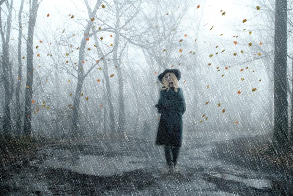 Дождик молчит. Осень дождь. Грустные картины. Осень грусть. Пасмурная осень.