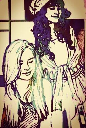 Подруги пришли. На танцы зовут.