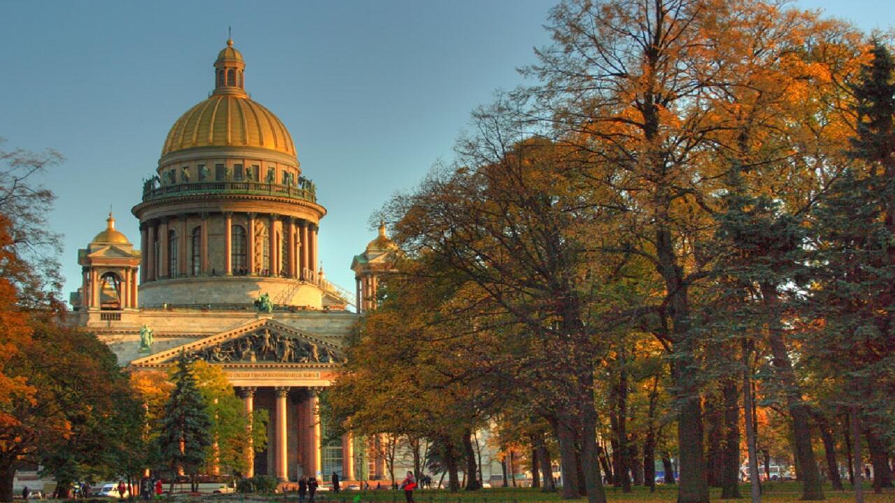 Солнечная осень в Питере