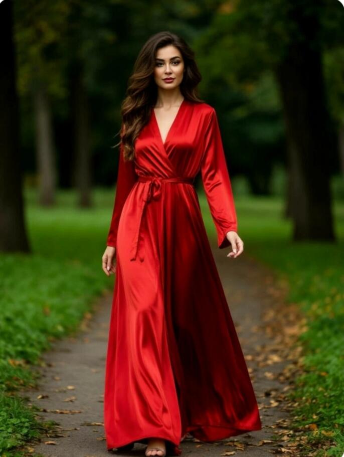 Незнакомка в красном