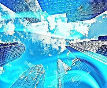 Облаками сложились ступени