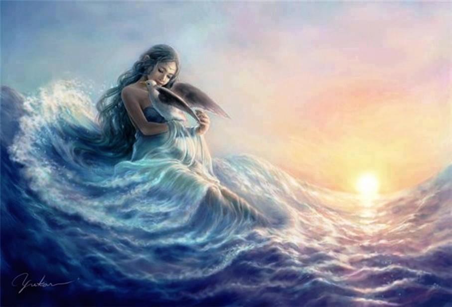 «Окунулась в мысли Твои».