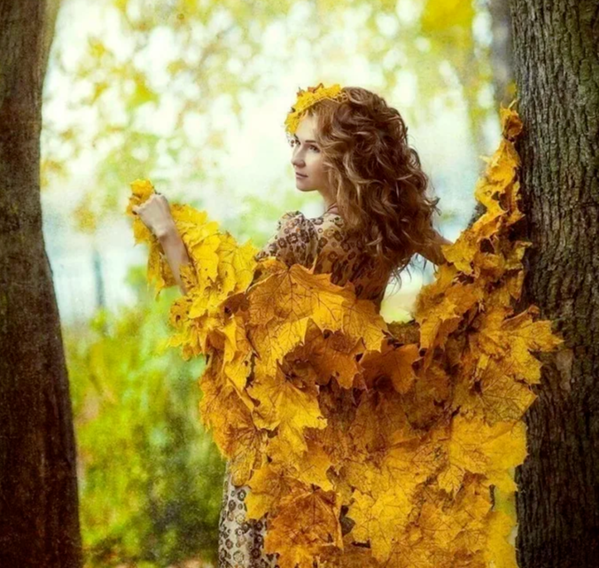 Осень - златокудрая красавица