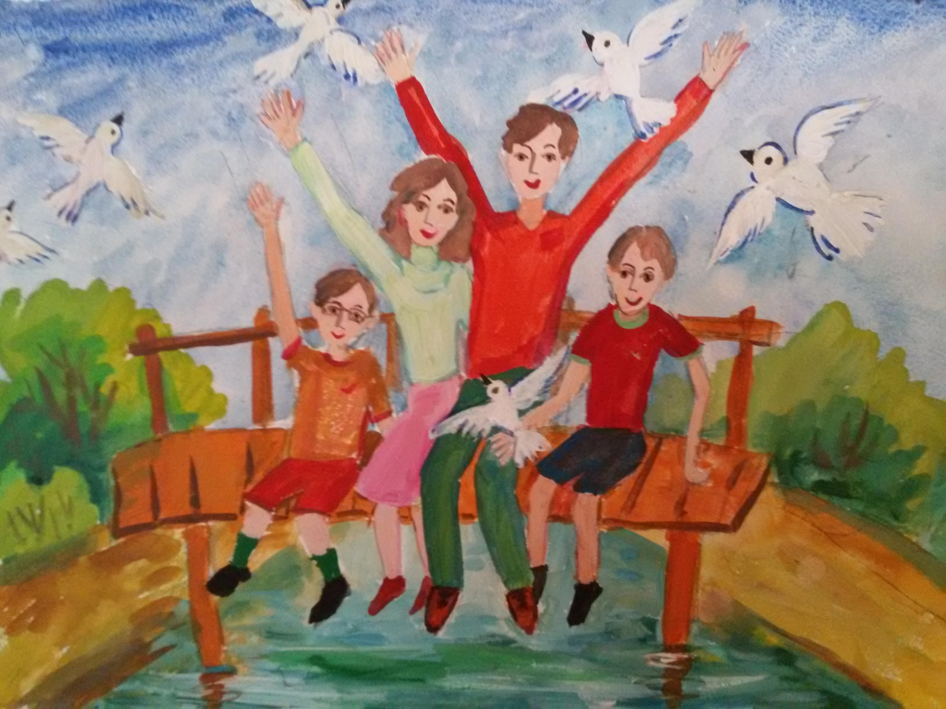 Родина школа семья. Детские рисунки семьи. Счастливое детство рисунок. Рисунок на тему счастливое детство. Рисунок на тему семья.