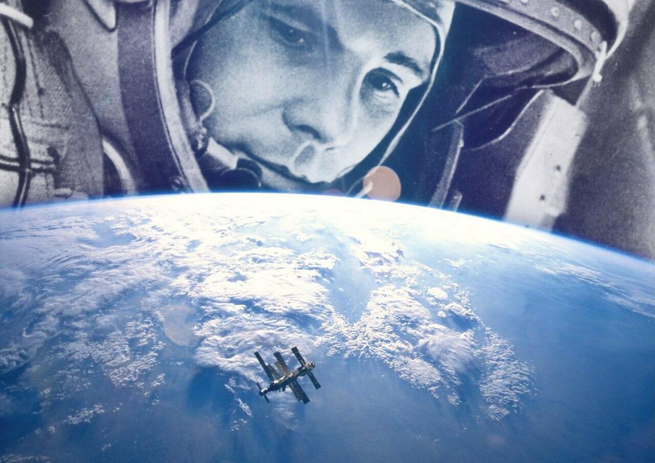 Полет Юрия Гагарина в космас