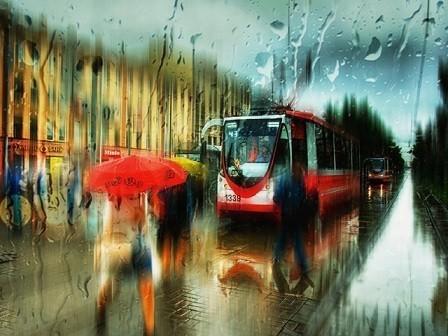 Дождливые улицы.