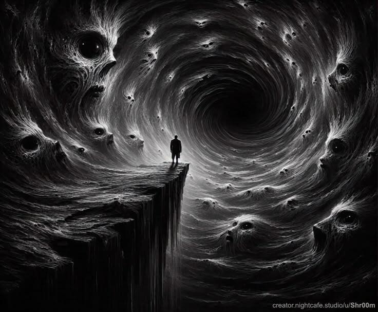 Чёрный камень.