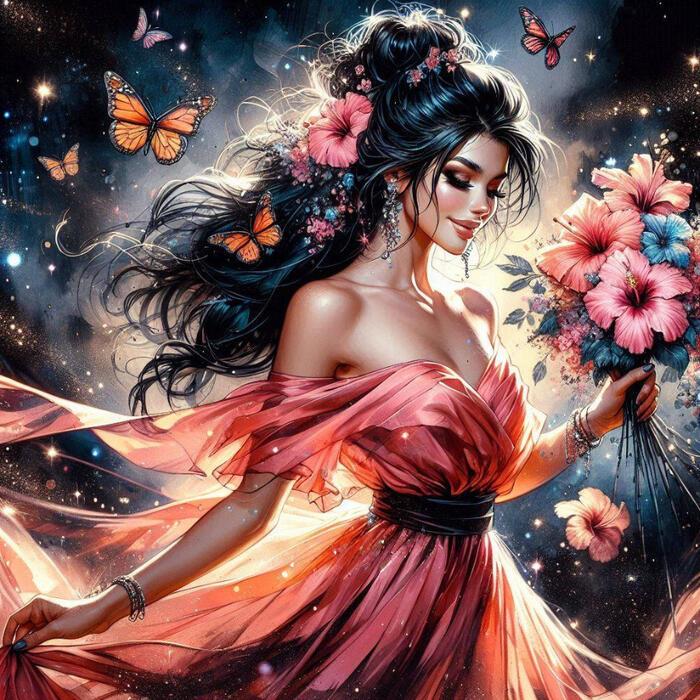 Как идут тебе цветы