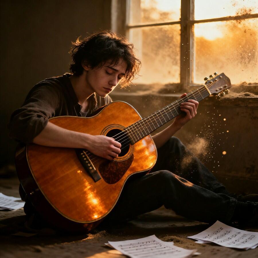 Гитара в руках