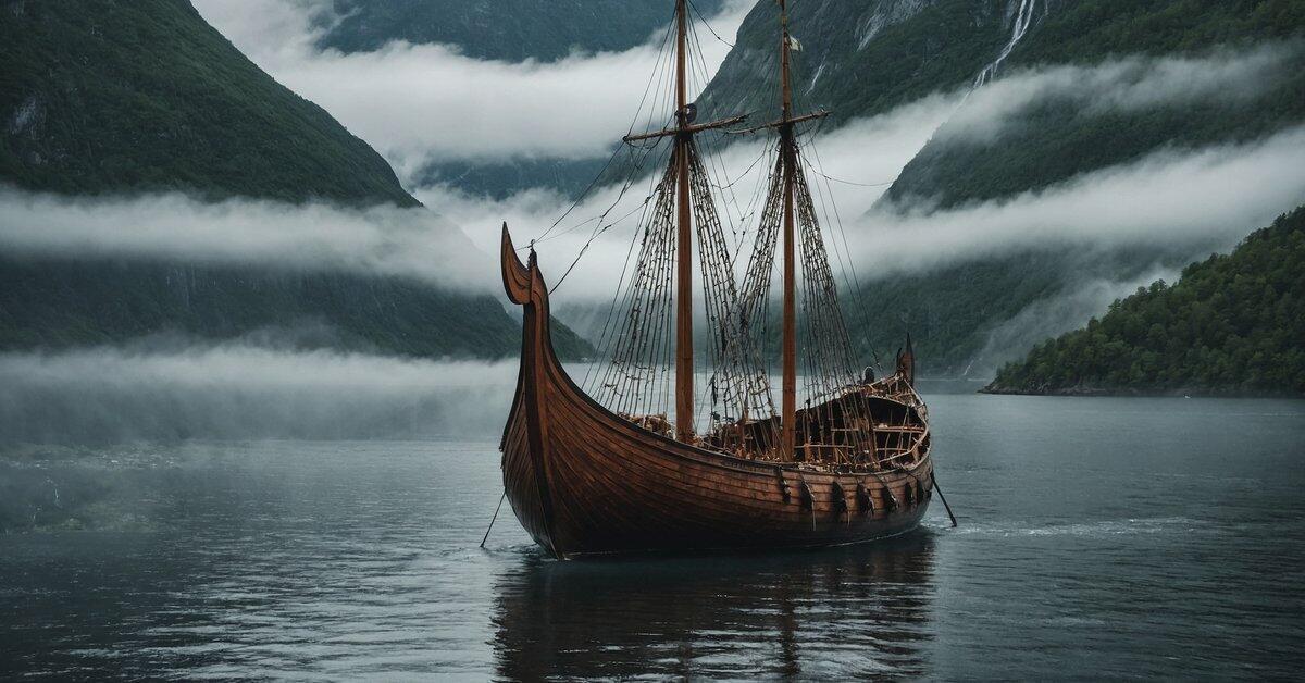 Утреннее небо над фьордами