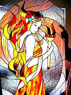 Витражный кашемир