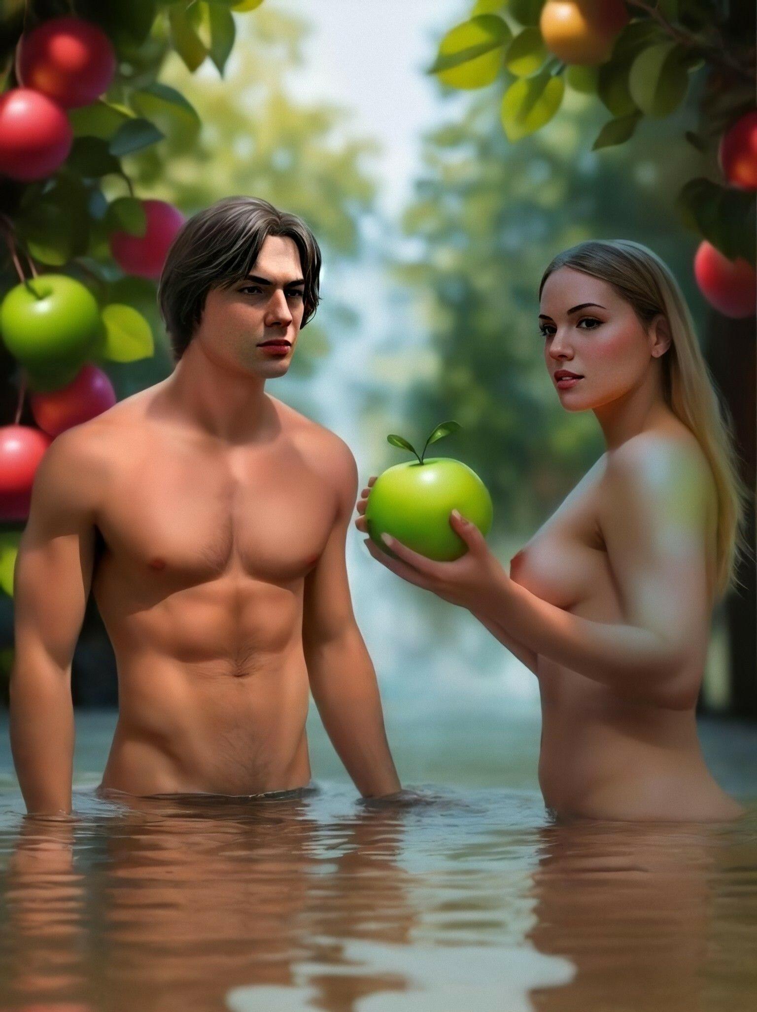 Яблоко съела Ева...