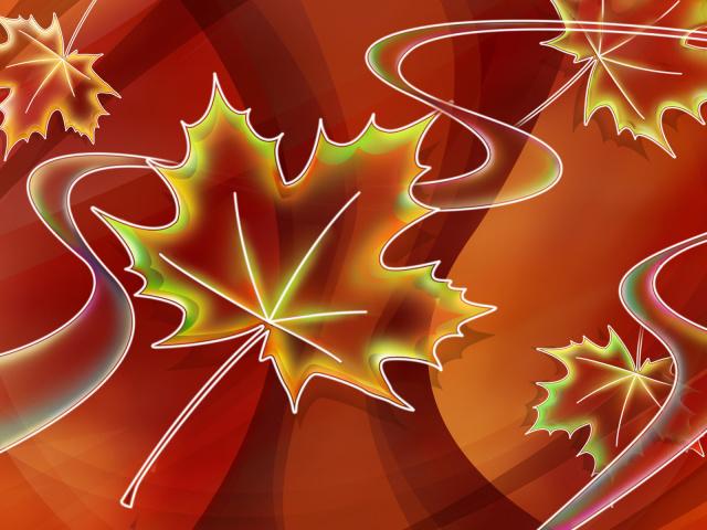 Полетели с березы по ветру листочки...